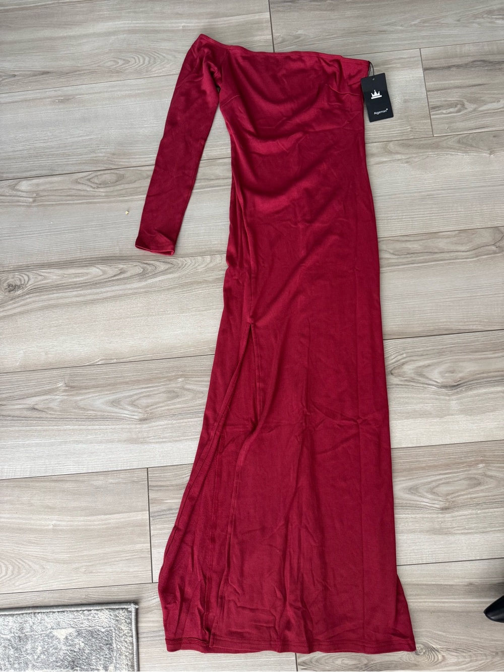 One-Shoulder Maxi Dress